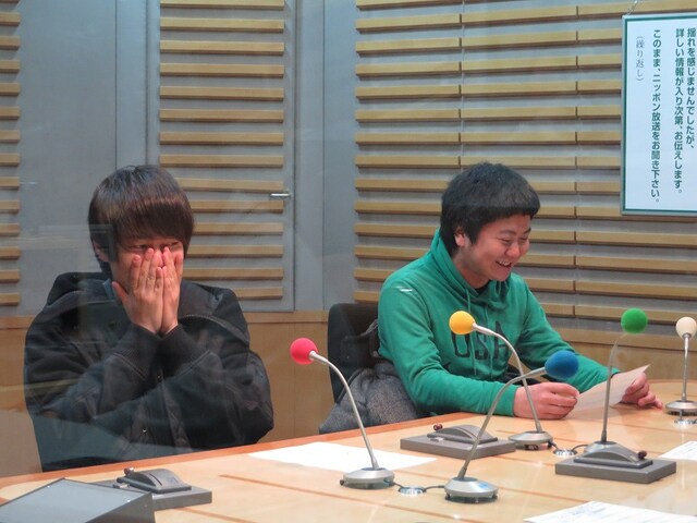 「ウーマンラッシュアワーのオールナイトニッポン0（ZERO）」発表の瞬間。