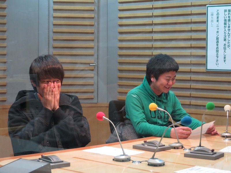 「ウーマンラッシュアワーのオールナイトニッポン0（ZERO）」発表の瞬間。