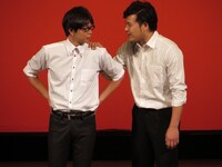 劇団チリヨウの迫真の演技。