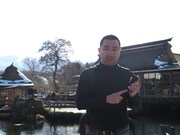 忍野八海でのスティーブ・ジョブズ。