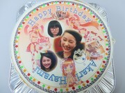 早見あかりに贈られたバースデーケーキ。