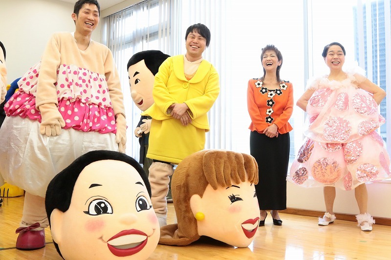 「NSC“スーツアクター”養成カリキュラム」発表会見の様子。(c)吉本興業