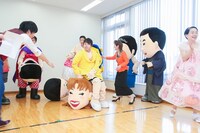 「NSC“スーツアクター”養成カリキュラム」発表会見の様子。(c)吉本興業