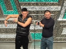 ジョブズ入りオードリー漫才の一場面。