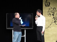 キムズの後ろにはみかん社のマークが。