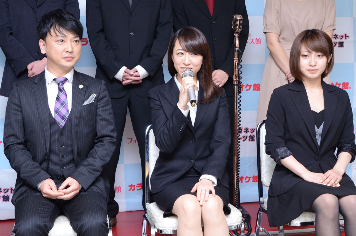 （左から）エネルギー森、あやまん監督、野村麻衣。