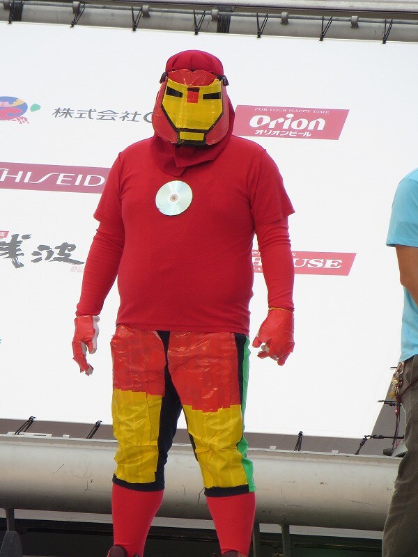 今年も登場したアイアンマン。