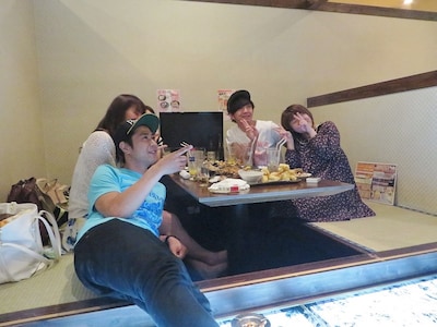 「えがお∞（むげんだい）プロジェクト パンサーと2日間のトリプルデートができるin沖縄」の様子。