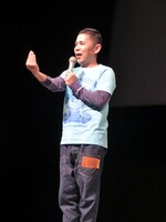 アフレコで微動だにしなかったという岡村。