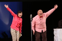 松本明子と松村邦洋の「電波障害」。