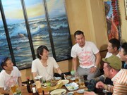 「ジュニア&ゆかいな仲間たち~40歳の誕生日を一足早く沖縄でやっちゃいましたSP~」収録の模様。