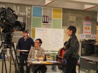 「コントな奴ら」収録の合間の東京03。