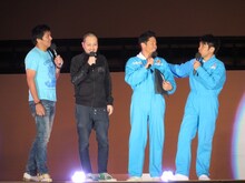 映画祭全体を通じて活躍したガレッジセールとスリムクラブ。