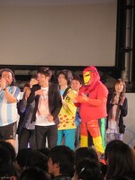 いつの間にか現れたアイアンマン。