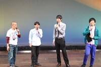 オープニングMCを務めた（左から）ラブレターズ、ザンゼンジ