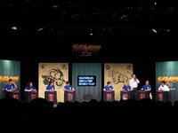 エキシビジョンタッグマッチ「ピン芸人対決」。