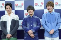 新番組「俺の地図帳 ～地理メンBOYSが行く～」の制作発表の様子。