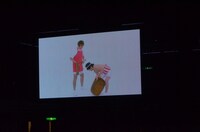 クールポコになりきるジュニア。