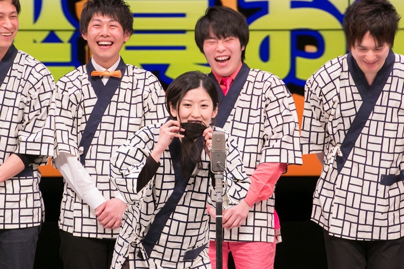 「金の卵7個目オーディション」に合格したいがわゆり蚊。(c)吉本興業