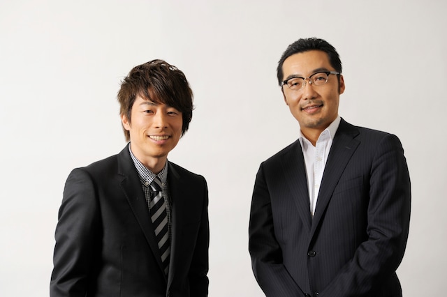 「淳と隆の週刊リテラシー」に出演する（左から）ロンドンブーツ1号2号・田村淳、上杉隆。(c)TOKYO MX