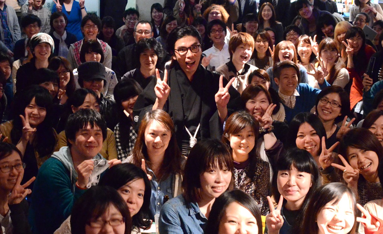 イベントの最後に行った記念撮影の様子。