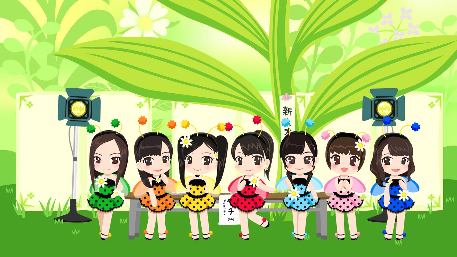 番組内アニメ「てんとうむChu!物語 みつばちハッチ（仮）」イメージ。