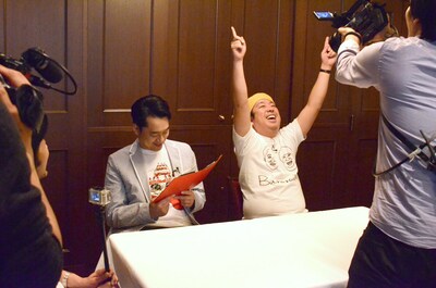 「バナナTV」新シリーズの収録の様子。