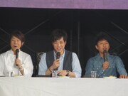 「女子ウマ！貧メシバトル」審査員の川越達也とライセンス。