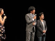 舞台にマジックで登場後、客席に大泉を見つけたひとり。