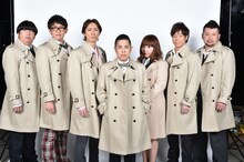 「Gメン99」に出演する（左から）バナナマン日村、ビビる大木、ナインティナイン、柳原可奈子、陣内智則、ケンドーコバヤシ。(c)TBS