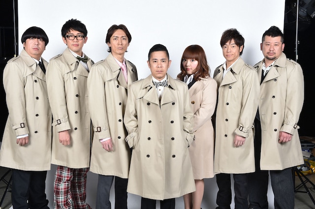 「Gメン99」に出演する（左から）バナナマン日村、ビビる大木、ナインティナイン、柳原可奈子、陣内智則、ケンドーコバヤシ。(c)TBS