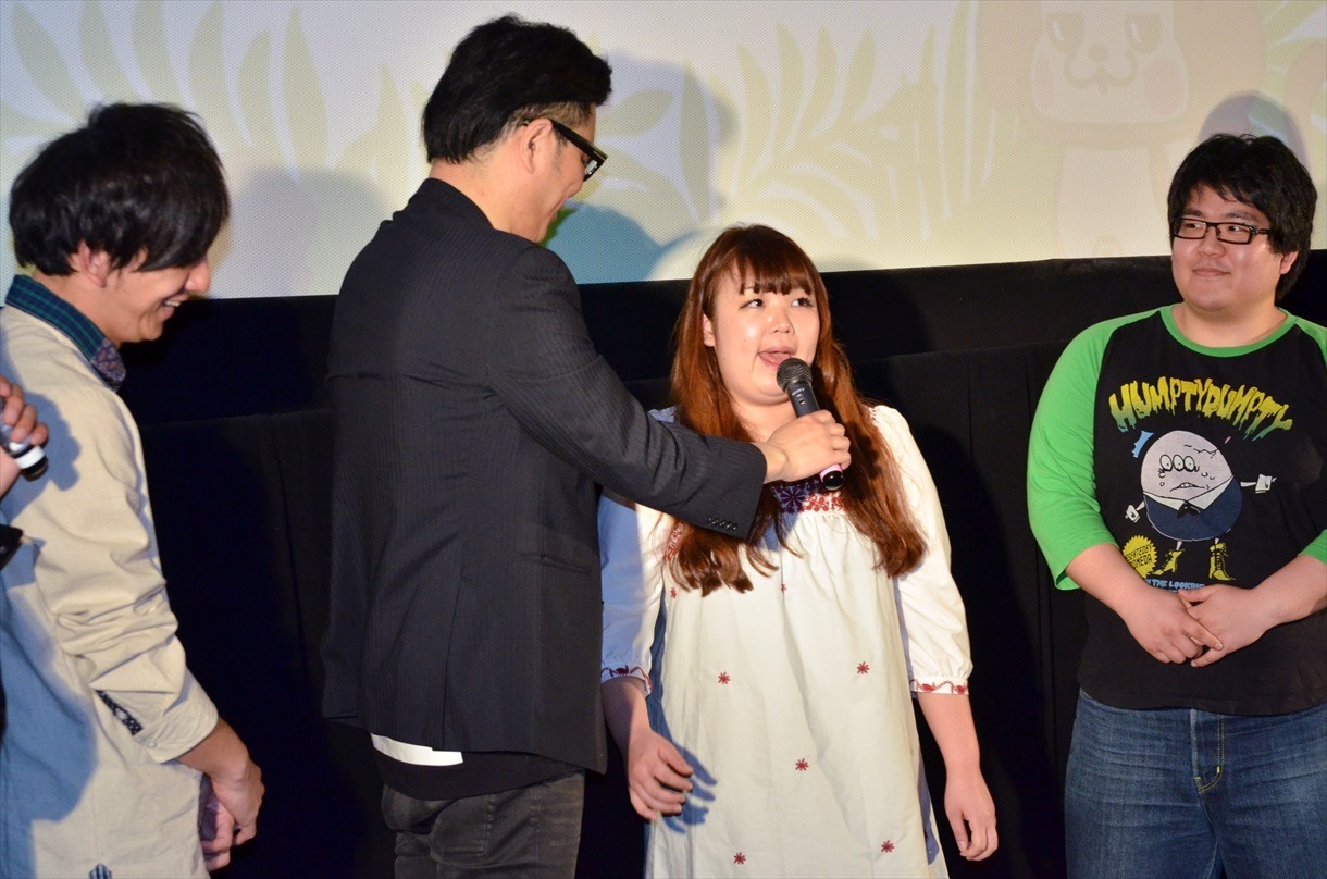 声優オーディションの様子。