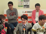 「ニコジョッキー」の番組「若手ベテラン会」の一場面。