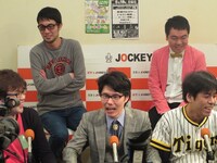 「ニコジョッキー」の番組「若手ベテラン会」の一場面。