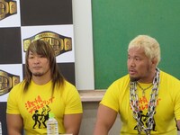 棚橋弘至と真壁刀義。