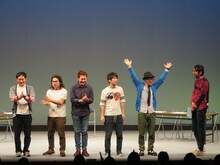 田中が考え中メンバーの鬼ヶ島・アイアム野田、ロッチ中岡、ヒロシ、キングオブコメディ高橋、ドランクドラゴン鈴木、アンガールズ田中。