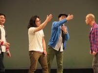 小峠のエチュード審査。