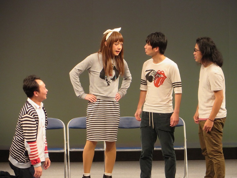 槙尾のエチュード審査。