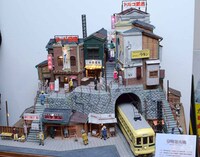 展示されているジオラマ。