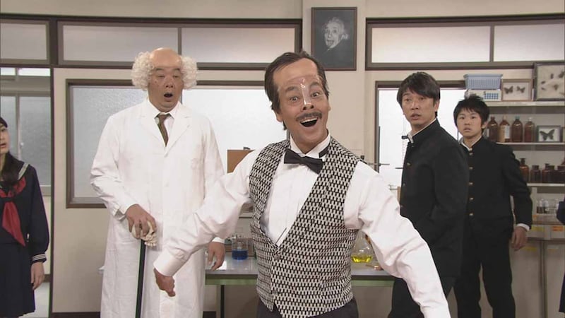 「Rの法則」出演時の清水アキラ。(c)NHK