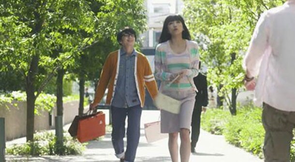 テレビCM「阪神沿線物語」第3話「家探し編」のワンシーン。