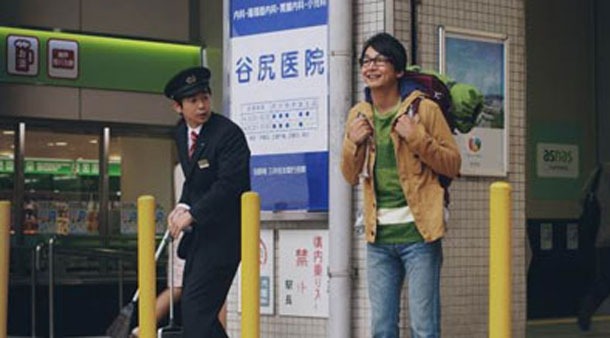 テレビCM「阪神沿線物語」第1話のワンシーン。