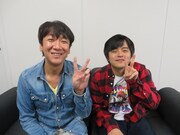 「ウレロ☆未体験少女」(テレビ東京系)Blu-ray&DVDのオーディオコメンタリー収録を行った東京03・飯塚、バカリズム。