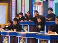 「クイズ!? 正解は出さないで」（日本テレビ）で笑顔が消えた芸人たち。