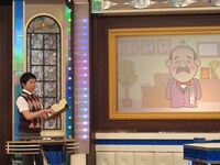 今田耕司教頭と謎の校長。