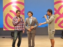 オープニングで富良野愛をFUJIWARAに疑われる蛍原。