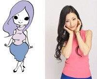 アラサーちゃん役の壇蜜。(c)峰なゆか／扶桑社／KADOKAWA (c)「アラサーちゃん 無修正」製作委員会