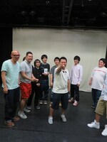 しろっぷ・ひろしによるグループ4の意気込みは「みんな仲良く、1、2、3－！」。