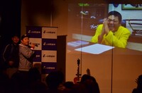 あらかじめ収録されていたダイノジ大地のVTRコメントが、大地本人がいる中で上映された場面。