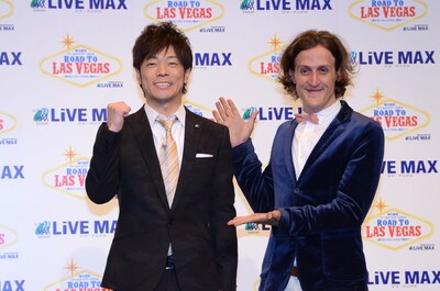 陣内智則と英語指導を担当するチャド・マレーン。